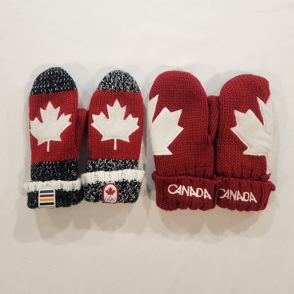 HBC Canada Olympic Mittens - Youth & Toddler Size ❄️